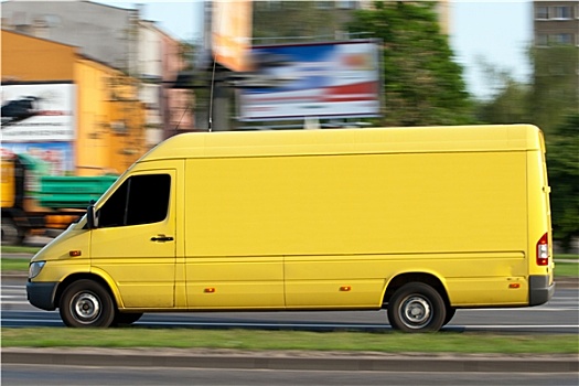 黄色,货车