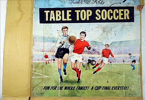 桌面,足球,足球比赛,20世纪50年代