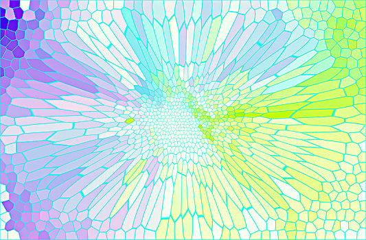 彩色花玻璃背景素材