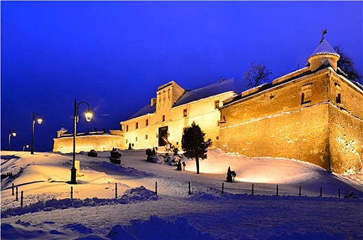 要塞,城堡,布拉索夫,罗马尼亚