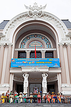越南,胡志明市,剧院,传统音乐,音乐会
