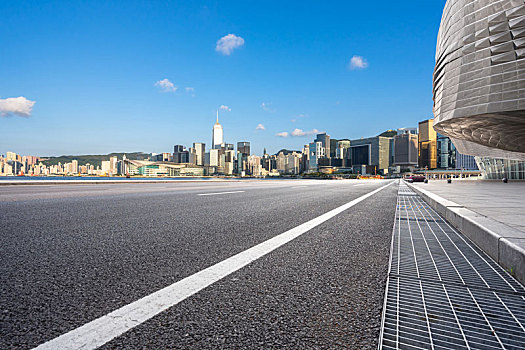 高速公路,城市天际线