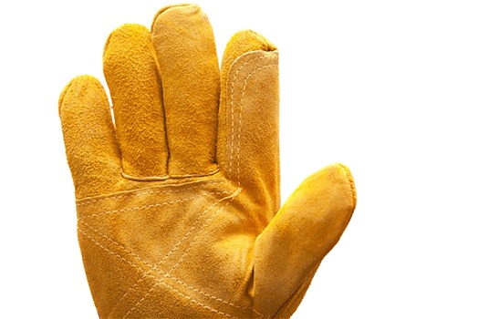 黄色,工作手套