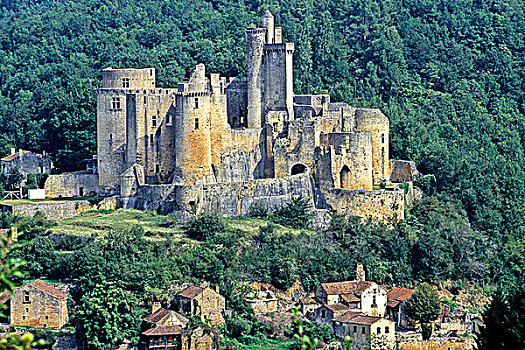 法国,阿基坦,北方,中世纪,城堡