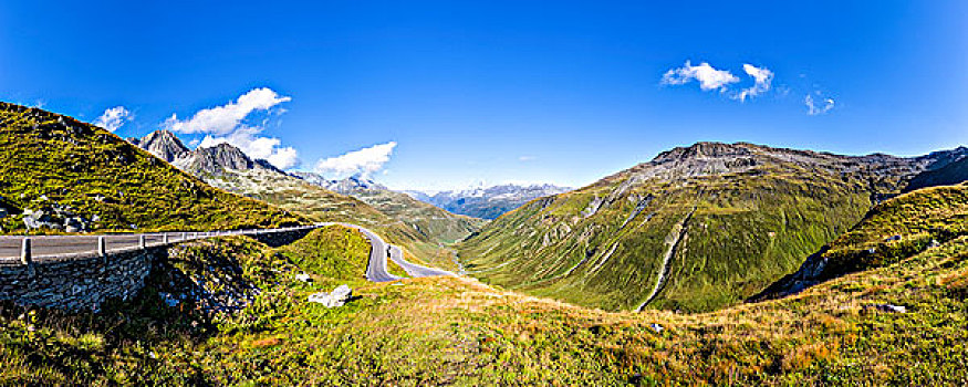 岔路,山路,瓦莱州,瑞士,欧洲
