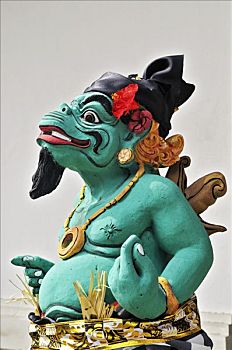神话,雕塑,靠近,沙努尔,登巴萨,巴厘岛,印度尼西亚,东南亚