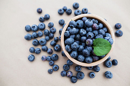 新鲜,蓝莓,水果,抗氧化,食物