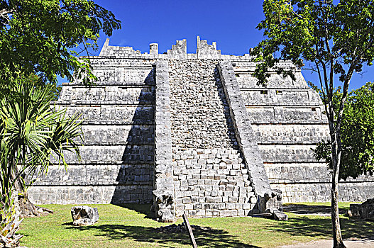 金字塔,奇琴伊察,遗迹,尤卡坦半岛,墨西哥