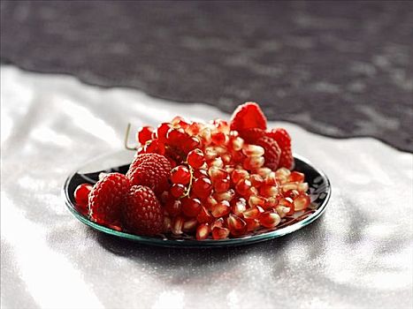石榴籽,树莓