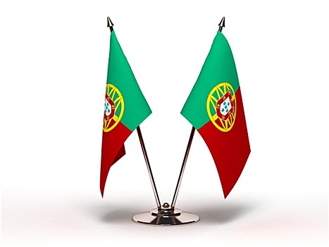 微型,旗帜,葡萄牙