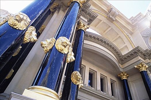 柱子,凯撒皇宫酒店,拉斯维加斯,内华达,美国