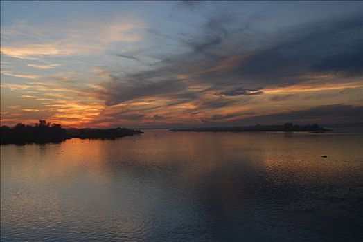 日落,巴拉圭,康塞普西翁