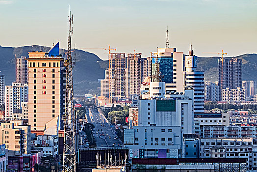 辽宁省锦州市都市建筑景观