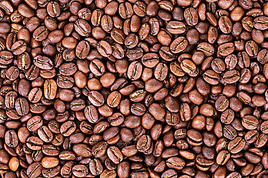 咖啡豆,背景,特写