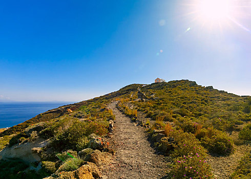 徒步旅行,锡拉岛,希腊
