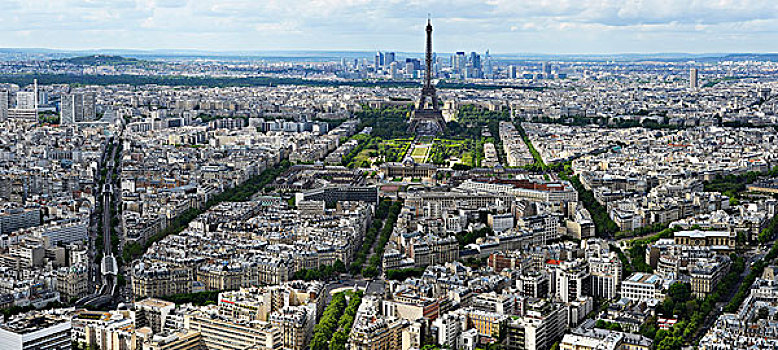 欧洲,法国,俯视,全景,巴黎,埃菲尔铁塔,塔,防护,左边