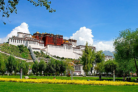 西藏风光布达拉宫