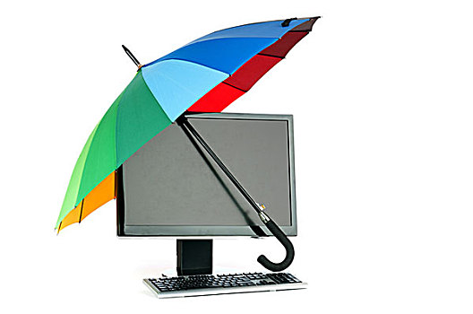 电脑,防护,伞