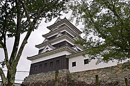 斑点,城堡,日本