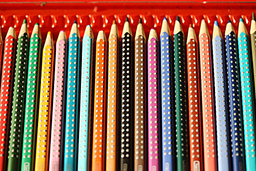 颜色,铅笔,彩色