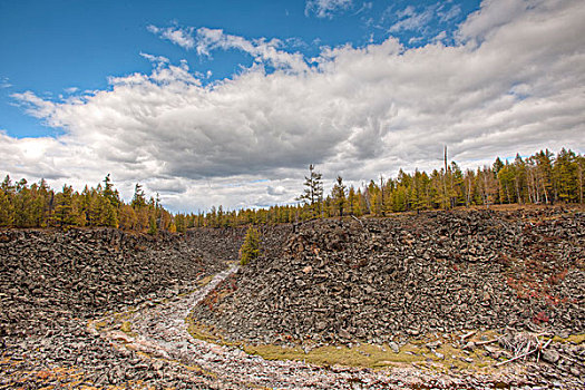 阿尔山地质公园火山地貌风景