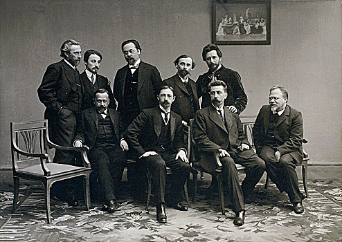 俄罗斯人,文学,群体,19世纪90年代,艺术家,未知