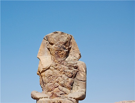 法老,阿蒙霍特普三世,雕塑,曼农巨像,埃及