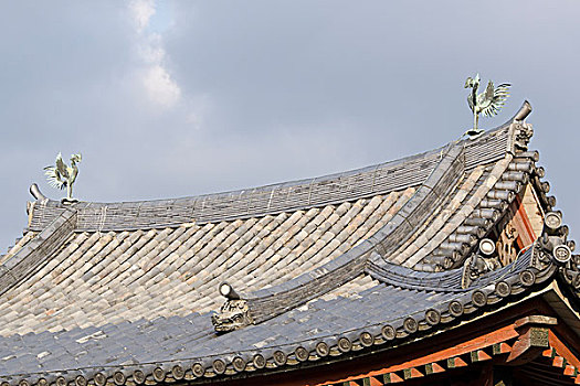 屋顶,庙宇,日本