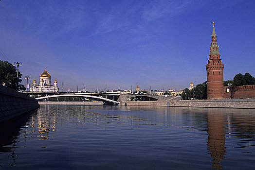 俄罗斯,莫斯科,大教堂,克里姆林宫