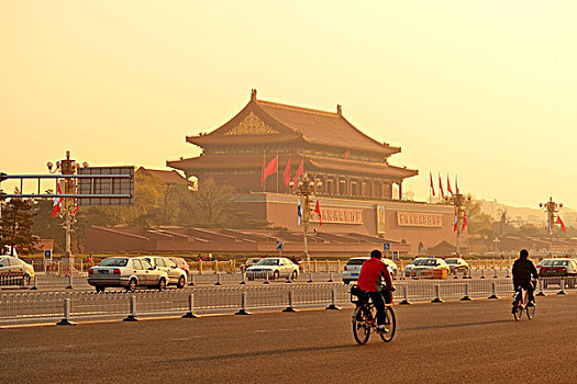 天安门,日出