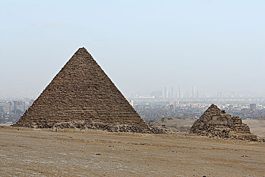 金字塔,吉萨金字塔,看,开罗,埃及,非洲