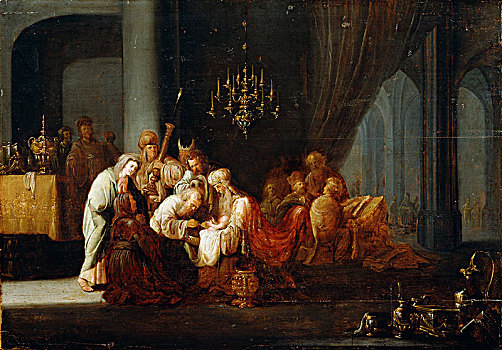 割礼,17世纪,艺术家,湿,老人
