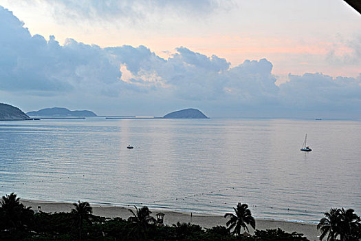 静静的海港港湾