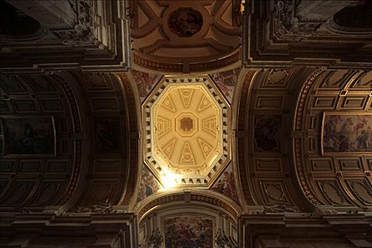 穹顶,大教堂,教堂,圣马利亚,萨丁尼亚,意大利,欧洲