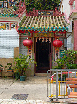 中国香港大澳渔村·离岛风情·天后庙