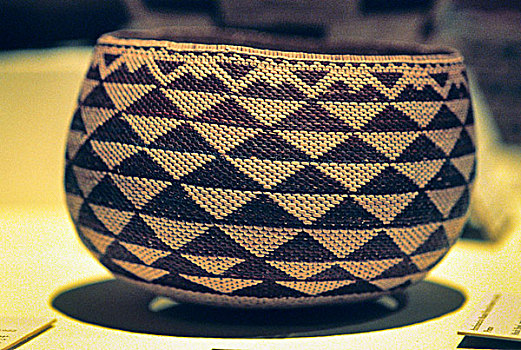 传统,篮子,编织物,几何图案