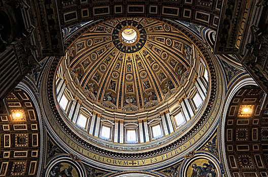 圆顶,大教堂,梵蒂冈,罗马,意大利,欧洲