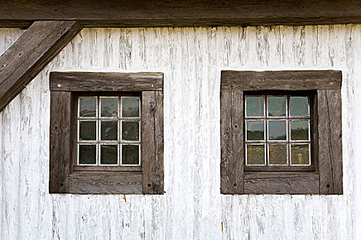 窗户,要塞,露易斯堡,布雷顿角岛,新斯科舍省,加拿大