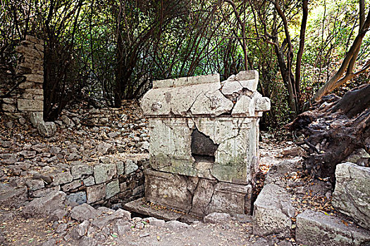 石棺,古城,土耳其,小亚细亚