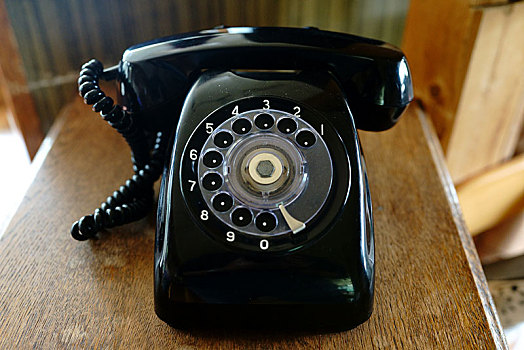 旧式,黑色,电话