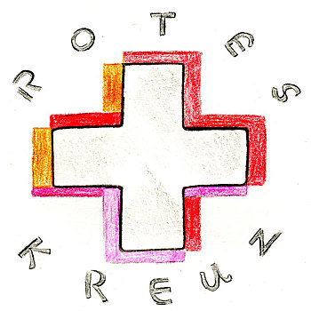 插画,象征,红十字