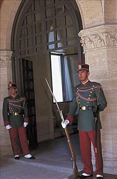 守卫,入口,圣马力诺,意大利,欧洲
