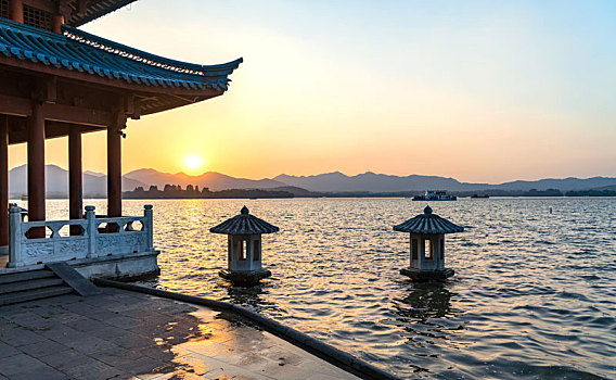 杭州西湖,翠光亭