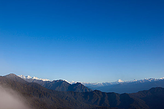 山脉,山谷,不丹