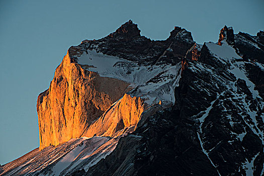 花冈岩,顶峰,山脉,托雷德裴恩国家公园,巴塔哥尼亚,区域,南方,智利