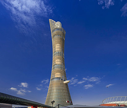 卡塔尔多哈亚运会火炬塔
