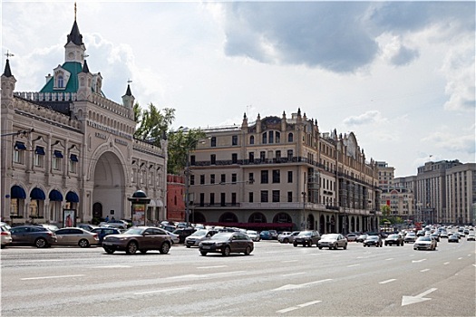 中心,莫斯科,道路
