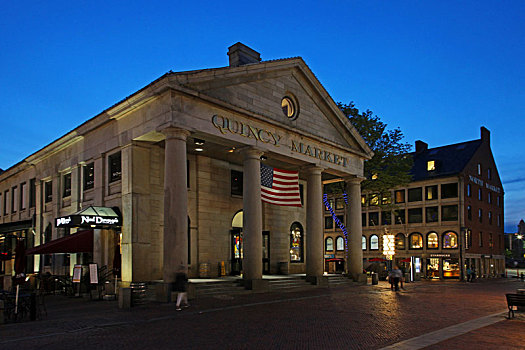 美国波士顿昆西市场,quincy,market