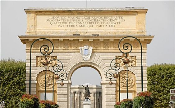 凯旋门,蒙彼利埃,朗格多克-鲁西永大区,法国,欧洲