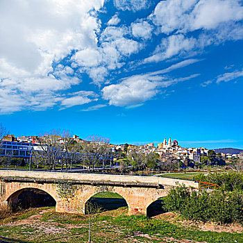 图里亚,乡村,桥,瓦伦西亚,西班牙